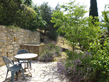 Your very own private Terrace of Lavender right outside your own bedroom door at La Garabagne